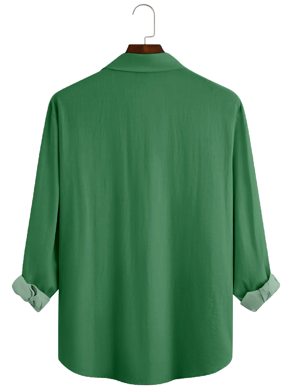 Men's Christmas Muscular Santa Long Sleeve Shirt Eleven Oasis