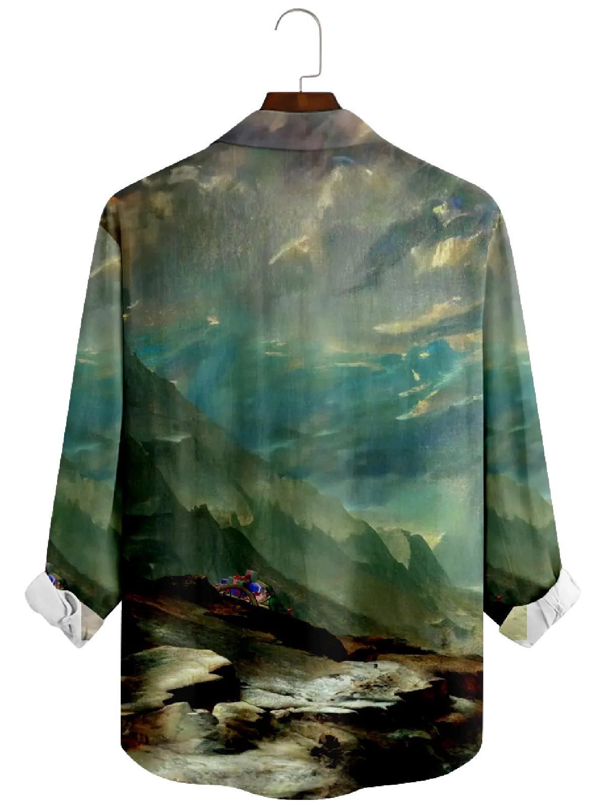 Men's Christmas Napoleon Santa Long Sleeve Shirt Eleven Oasis