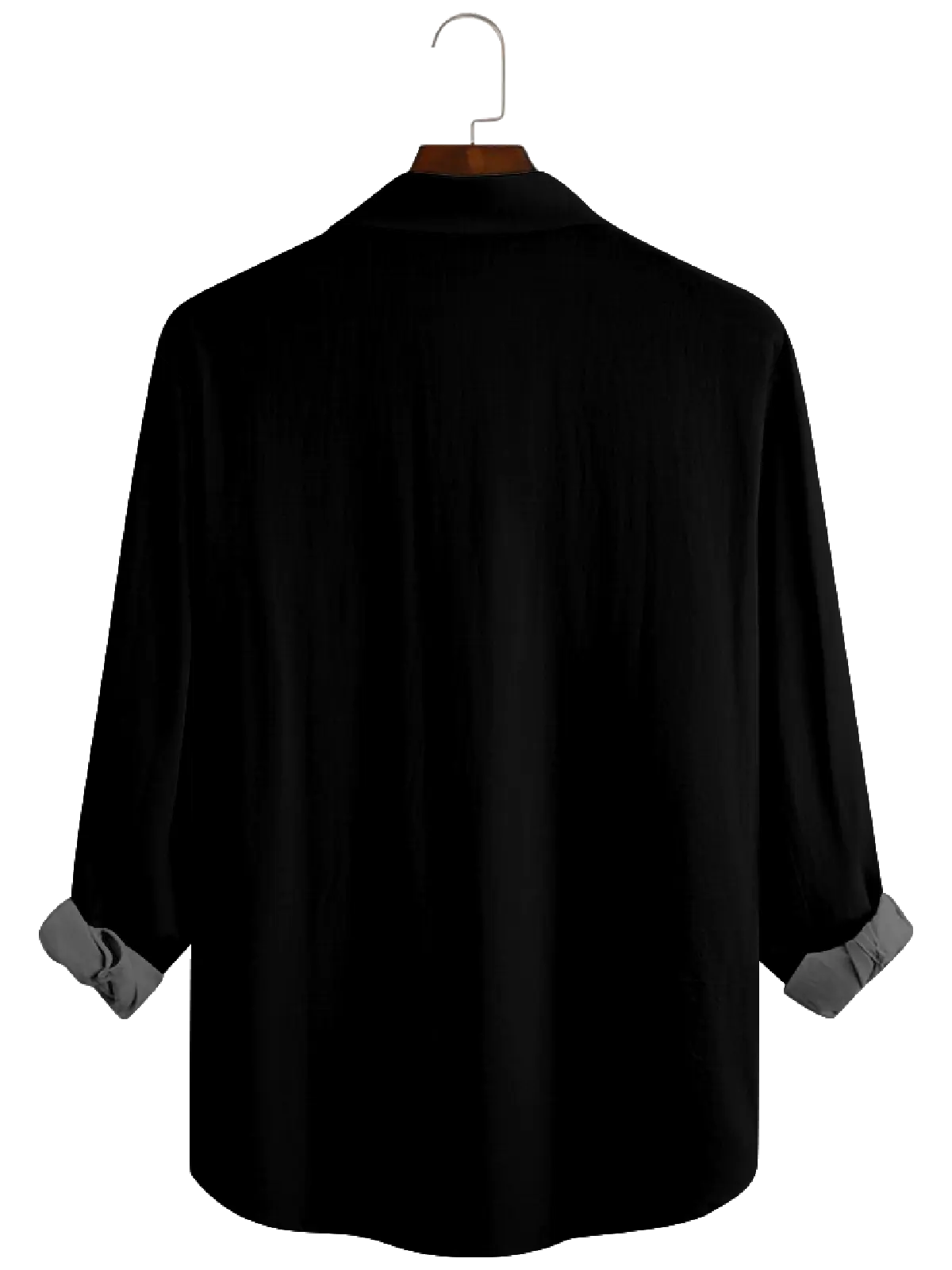 Men's Christmas Santa Crossing Road Long Sleeve Shirt Eleven Oasis