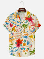 Men's Aloha Adventure Hawaiian Short Sleeve Shirt - Joey Gladstone Wardrobe Eleven Oasis