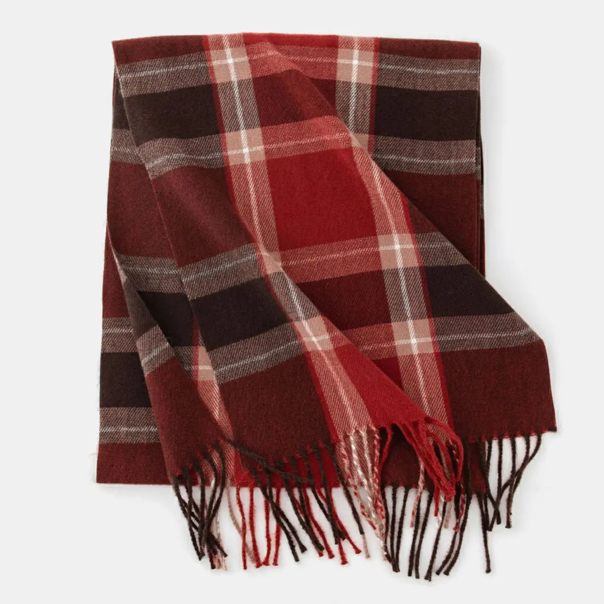 Ultra Soft Plaid Winter Scarf ElevenOasis