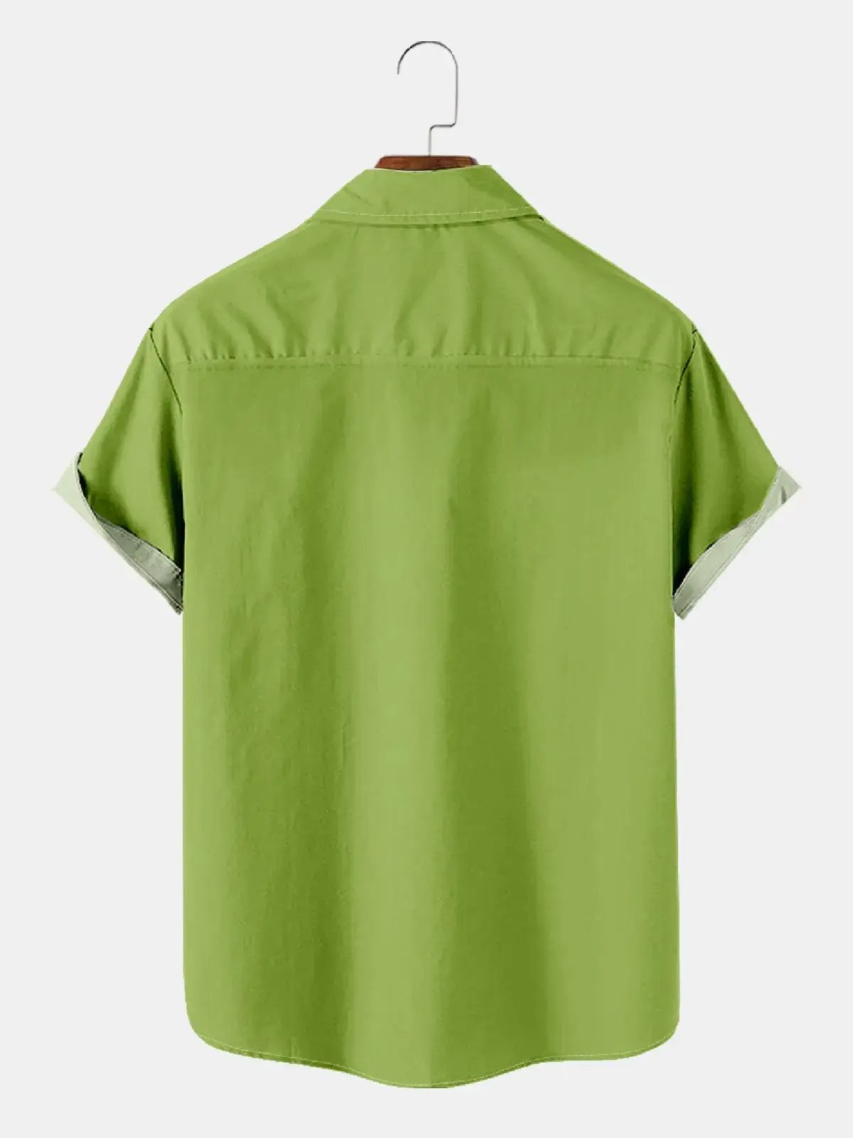 Men's Retro Atomic Starburst Bowling Short Sleeve Shirt ElevenOasis