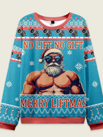 No Lift No Gift Merry Liftmas Ugly Christmas Sweater Eleven Oasis