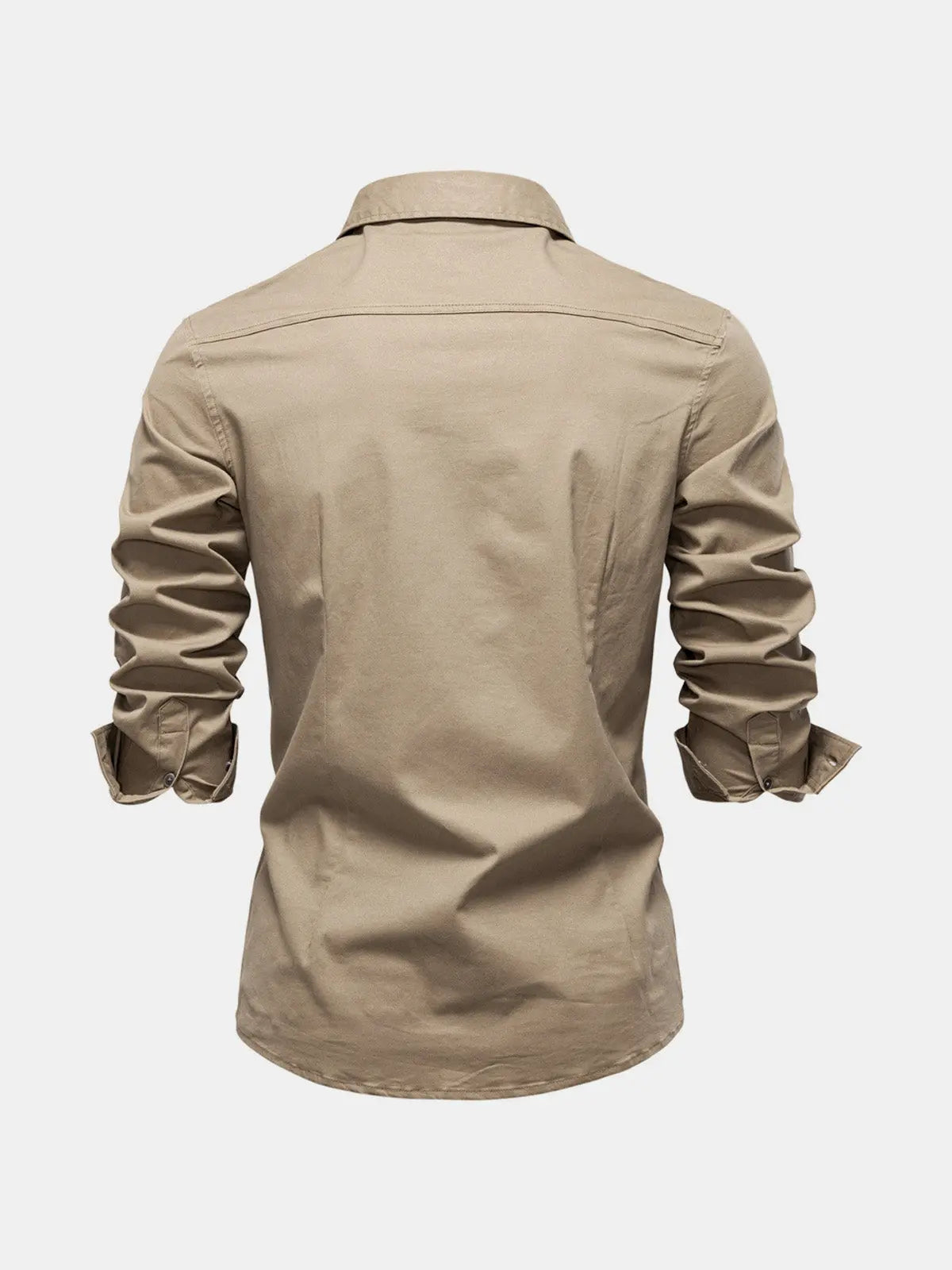 Men's Workwear Slim Fit Long Sleeve Shirt ElevenOasis