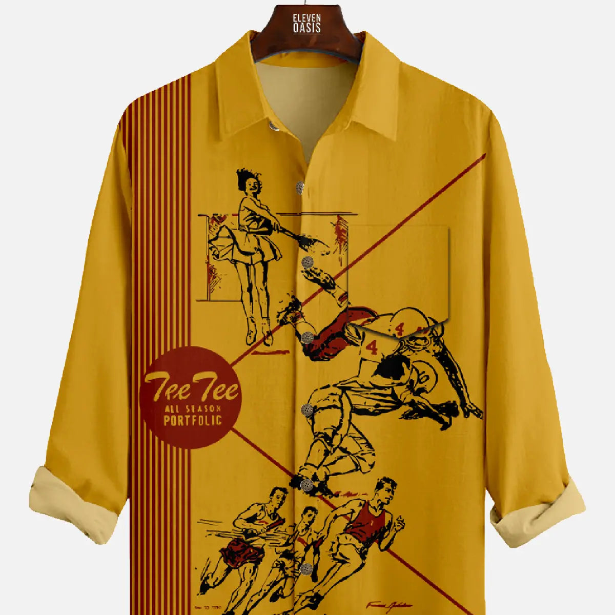 Men's Pee Chee Folder Front Cover Long Sleeve ShirtMens short sleeve shirts Big and tall Mens shirts Short sleeve shirts for men Mens 4xl shirts Casual short sleeve shirts