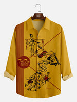 Men's Pee Chee Folder Front Cover Long Sleeve ShirtMens short sleeve shirts Big and tall Mens shirts Short sleeve shirts for men Mens 4xl shirts Casual short sleeve shirts