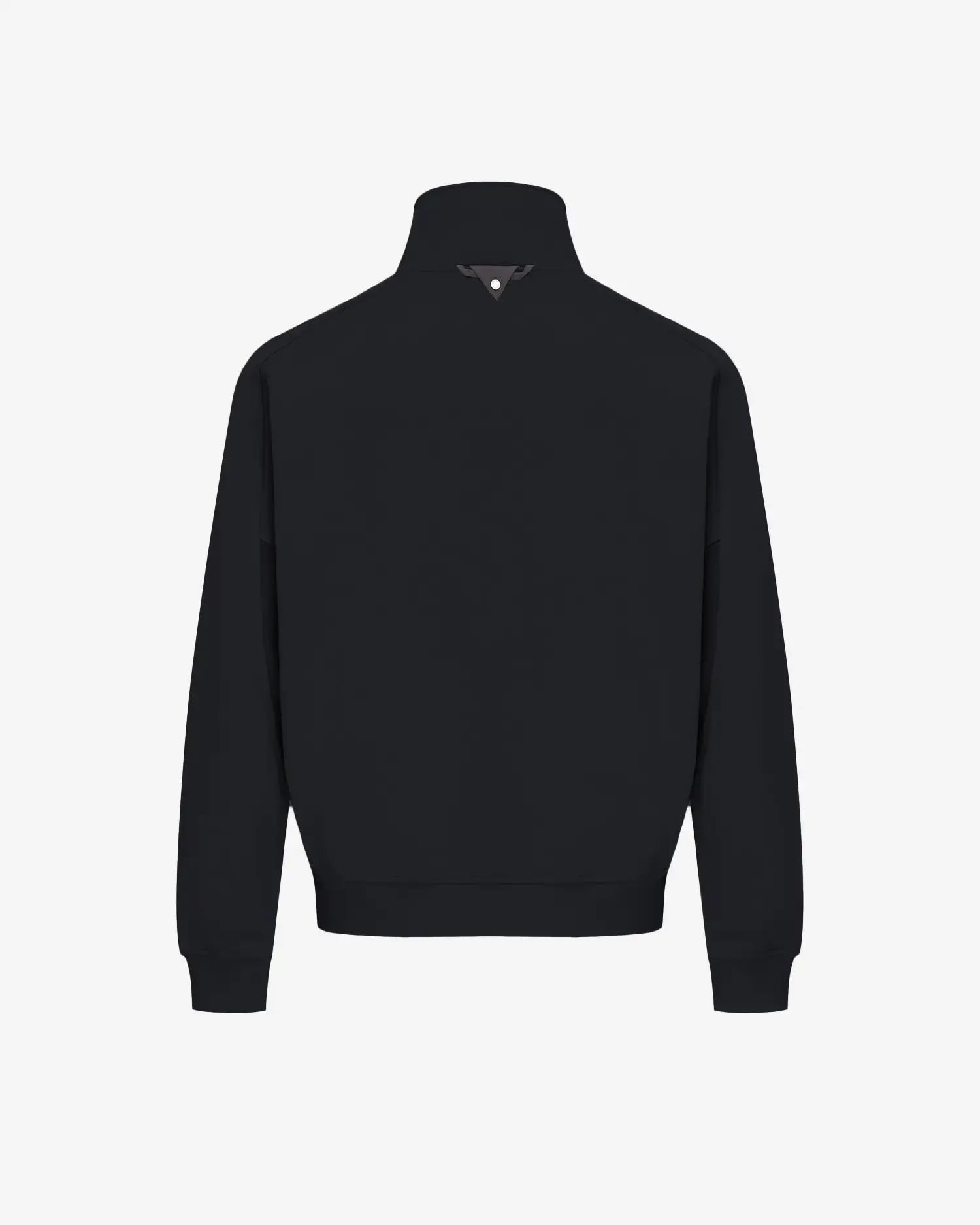 Men's Mixed Fabric Halfzip in Charcoal 02 #charcoal