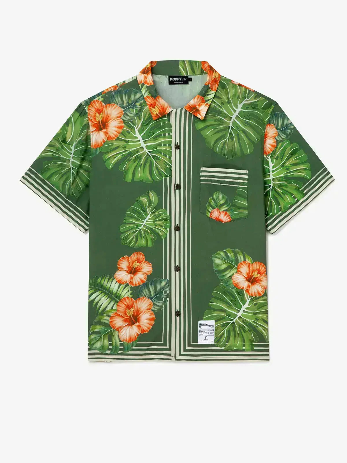 POPPY ATLR Women's Aloha ShirtMens short sleeve shirts Big and tall Mens shirts Short sleeve shirts for men Mens 4xl shirts Casual short sleeve shirts