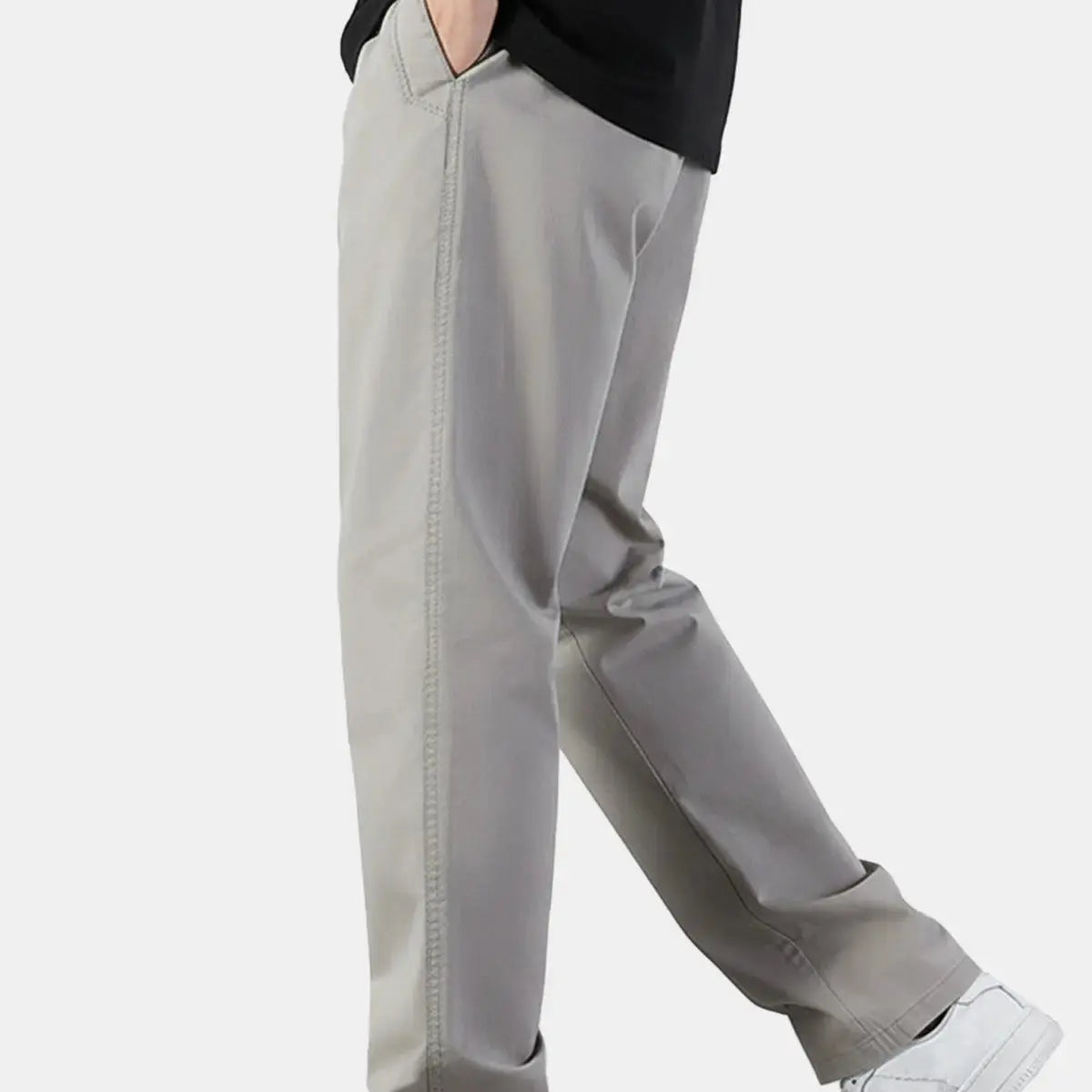 Men's Cotton Elastic Waist Chino Pants ElevenOasis