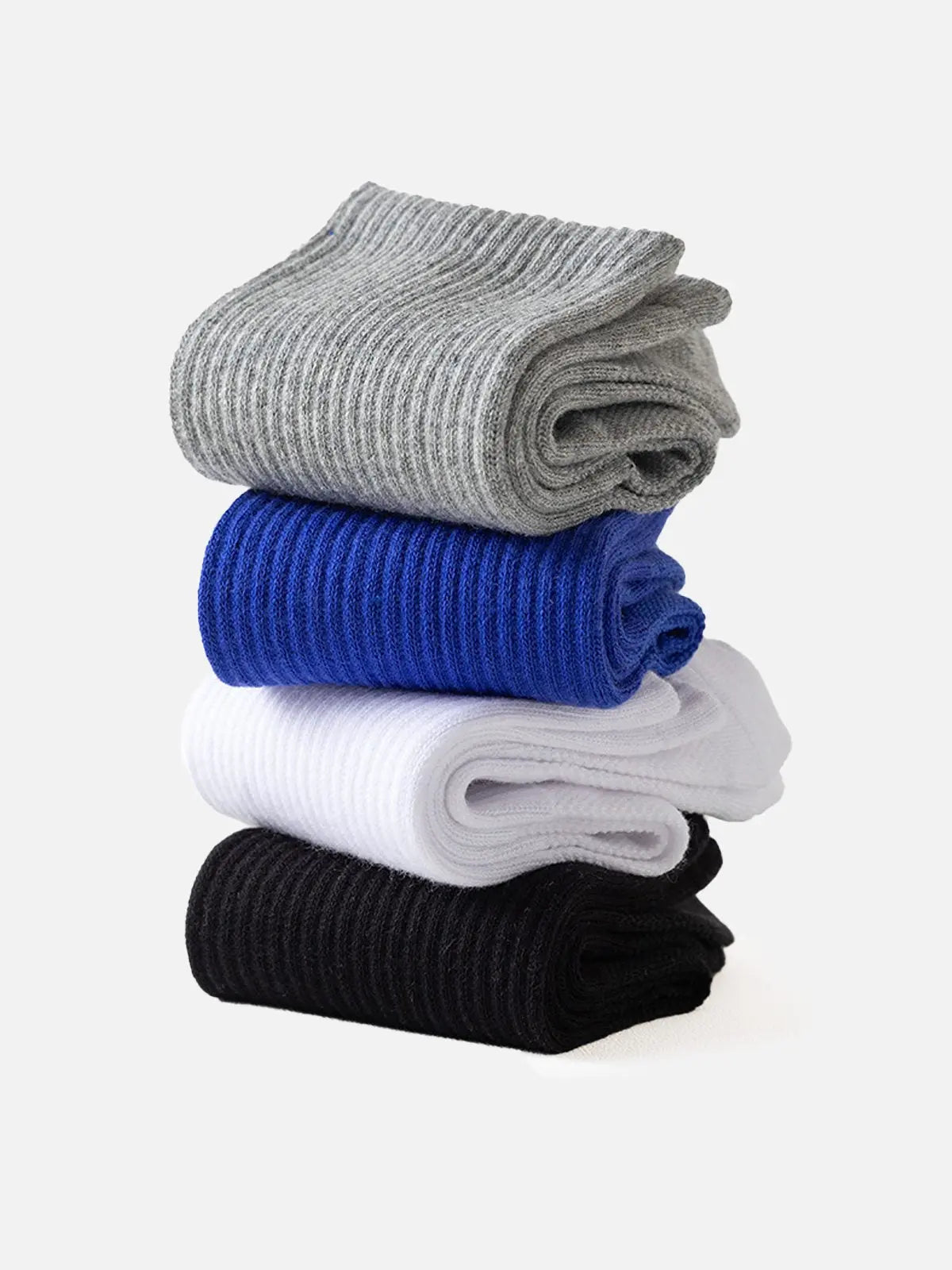 Men's Extended Size Athletic Crew Socks 4-Pack Eleven Oasis