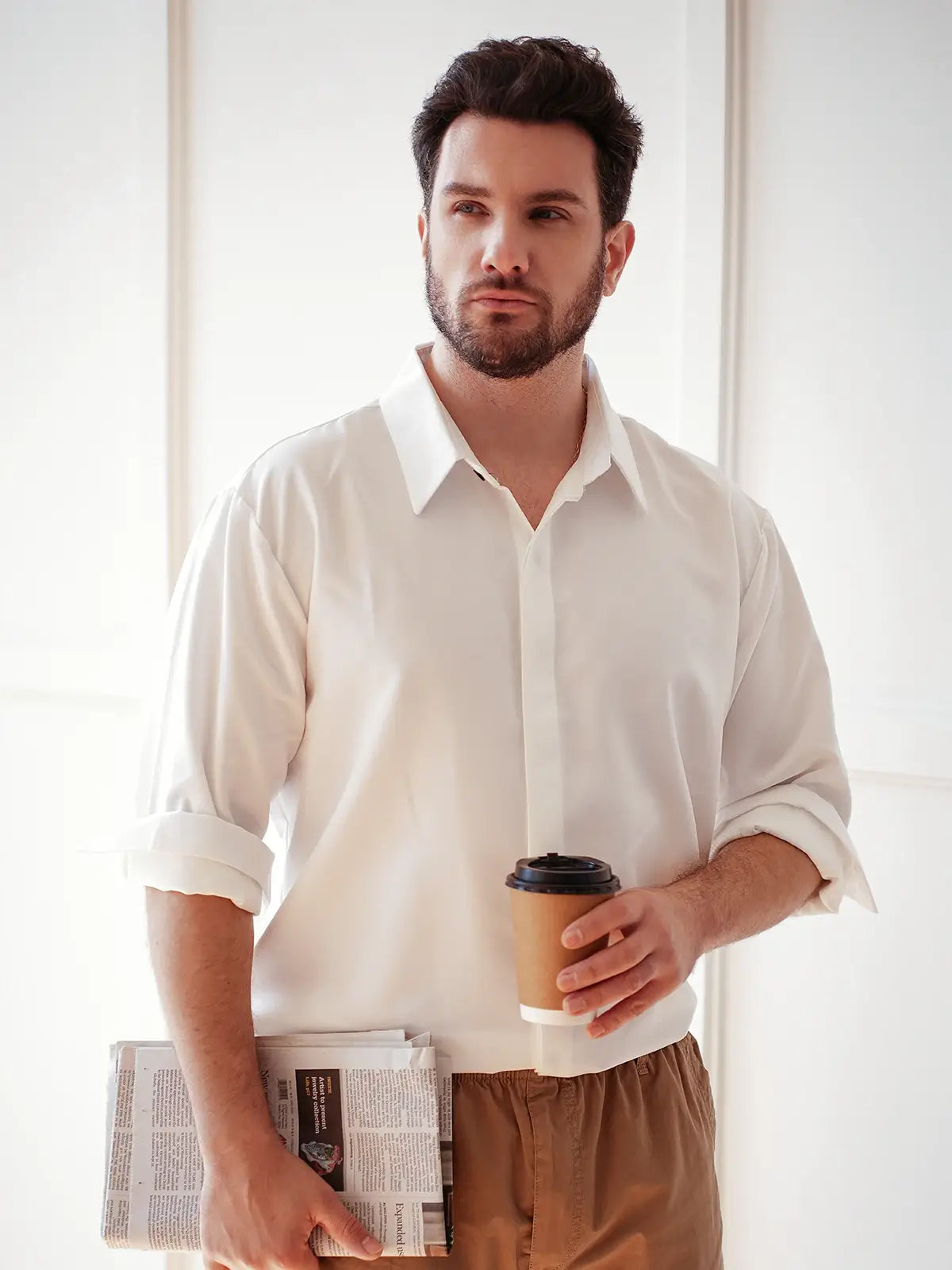 Men's Classic Everyday Long Sleeve Shirt ElevenOasis