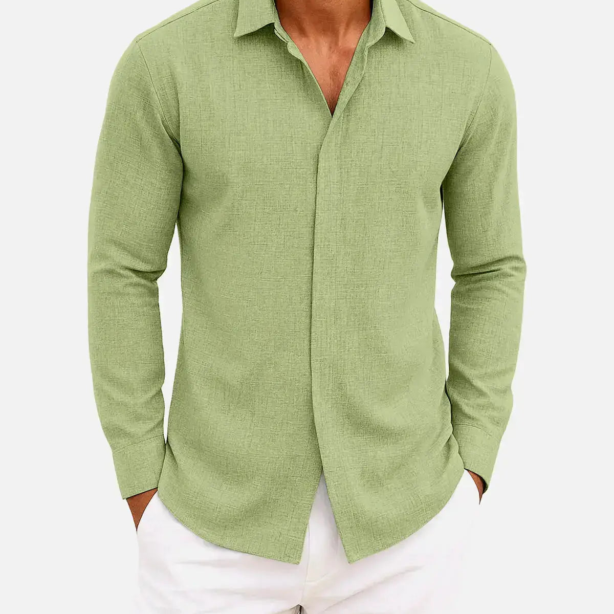 Men's Classic Everyday Long Sleeve Shirt ElevenOasis