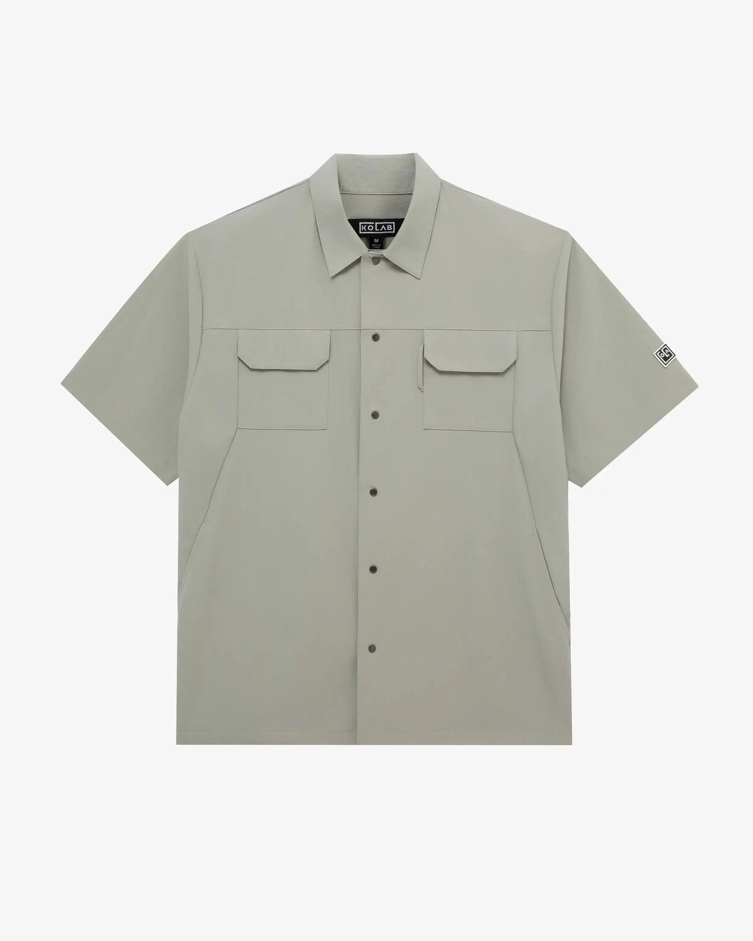 KOLAB Men's Dynamic Short Sleeve Button-Up Shirt KOLAB