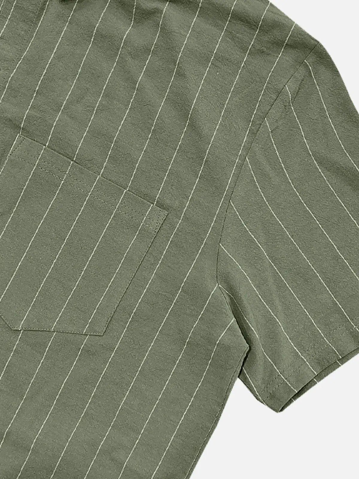 Men's Linen Pinstripe Matching Set Eleven Oasis