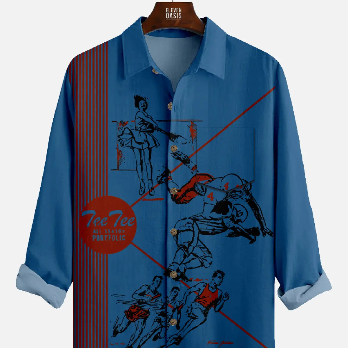 Men's Pee Chee Folder Front Cover Long Sleeve ShirtMens short sleeve shirts Big and tall Mens shirts Short sleeve shirts for men Mens 4xl shirts Casual short sleeve shirts