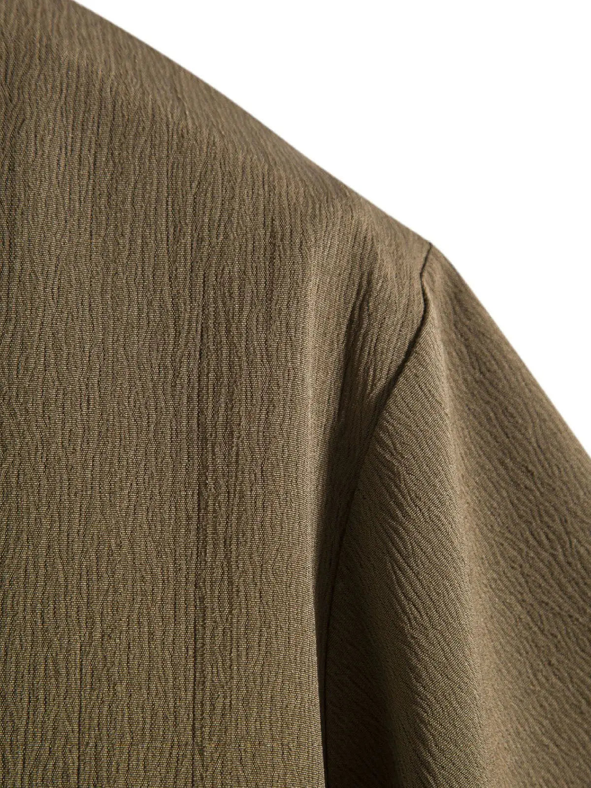 Men's Everyday Crinkle Texture Short Sleeve Shirt ElevenOasis