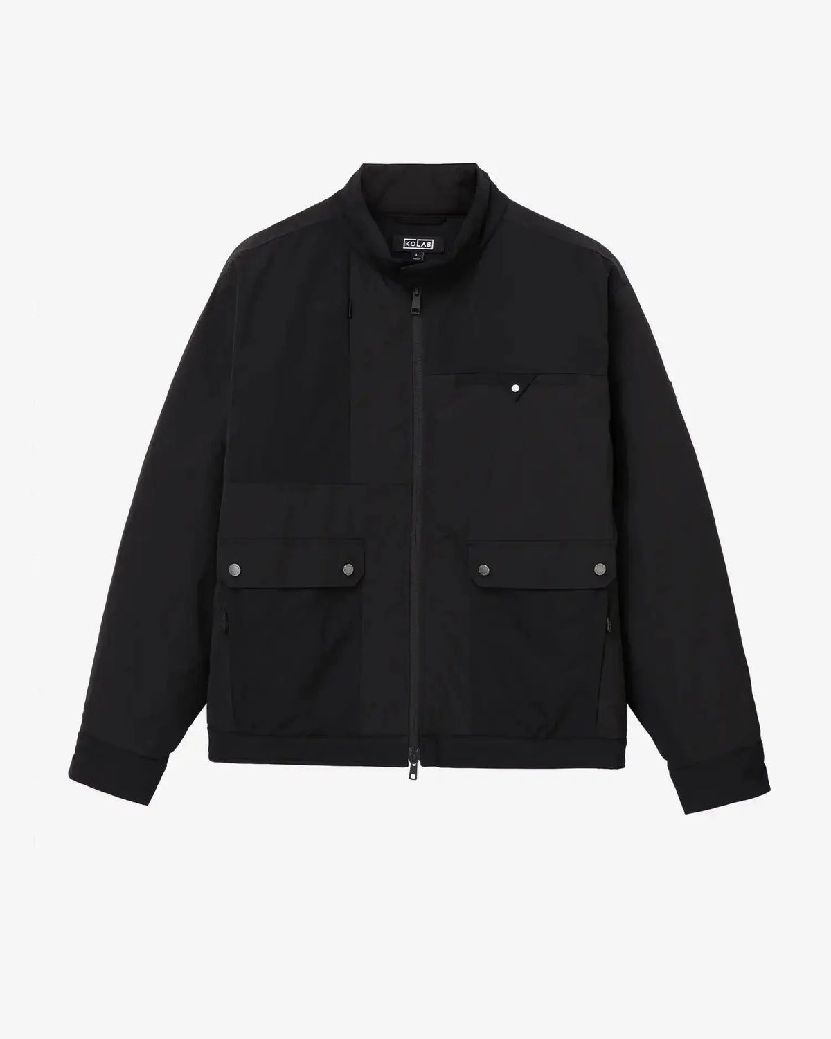 KOLAB Men's Mix Fabric Padded Crew Jacket KOLAB