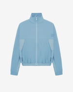 Women's Cropped Track Jacket in Light Blue 01