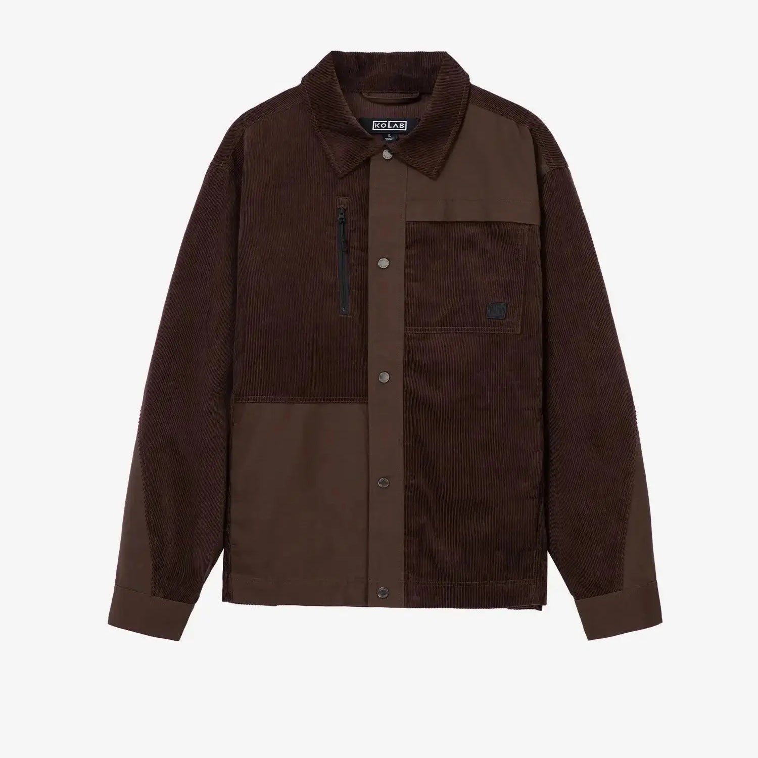 KOLAB Men's Durable Mix Fabric Chore Jacket KOLAB