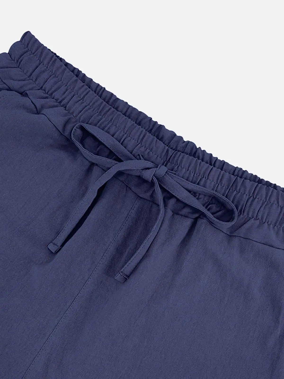 Men's Linen Blend Hooded Short Set Eleven Oasis