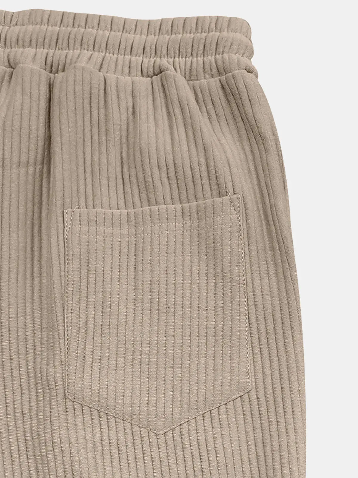 Men's Ribbed Drawstring Pants ElevenOasis