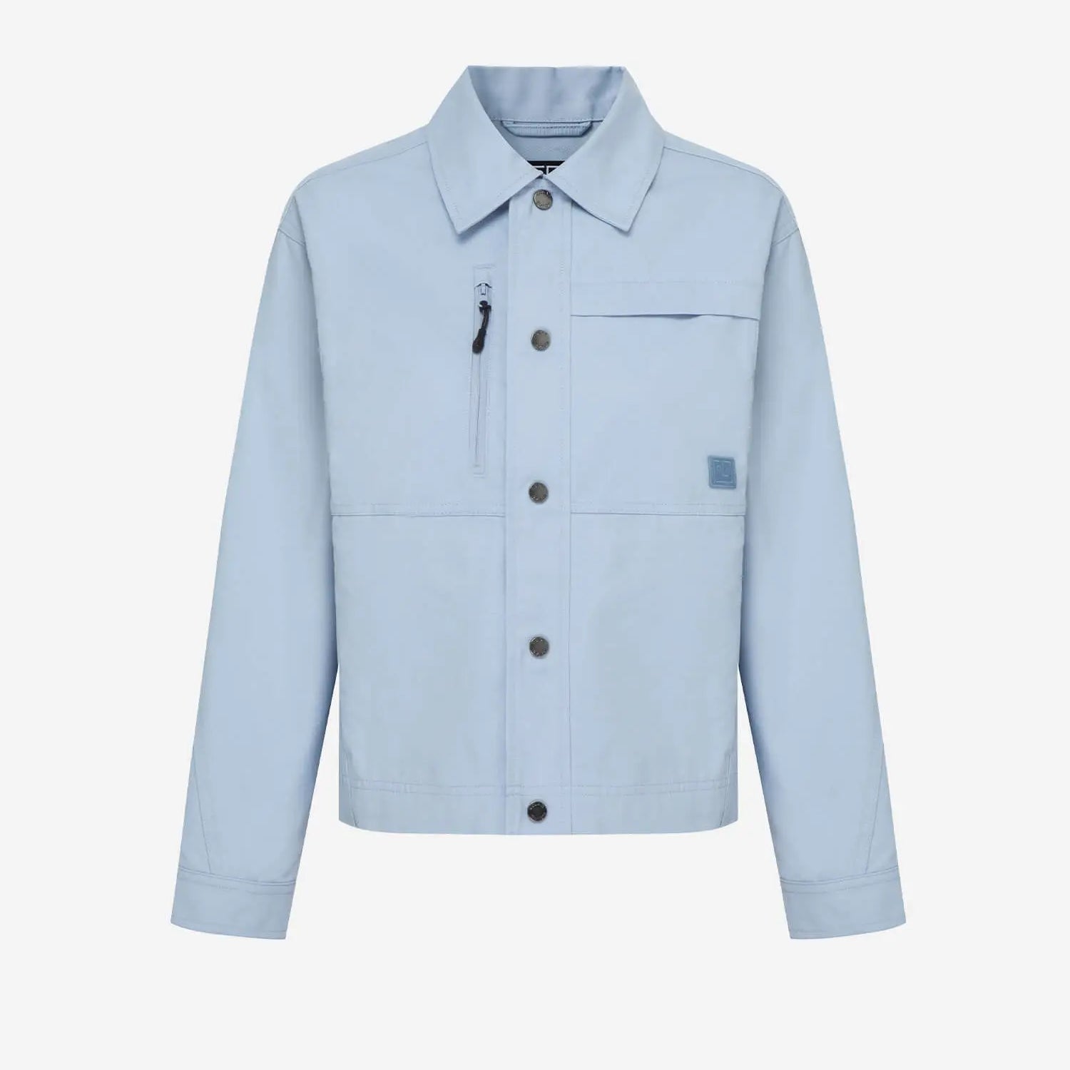 Women's Cropped Track Jacket in Light Blue 01 #light-blue