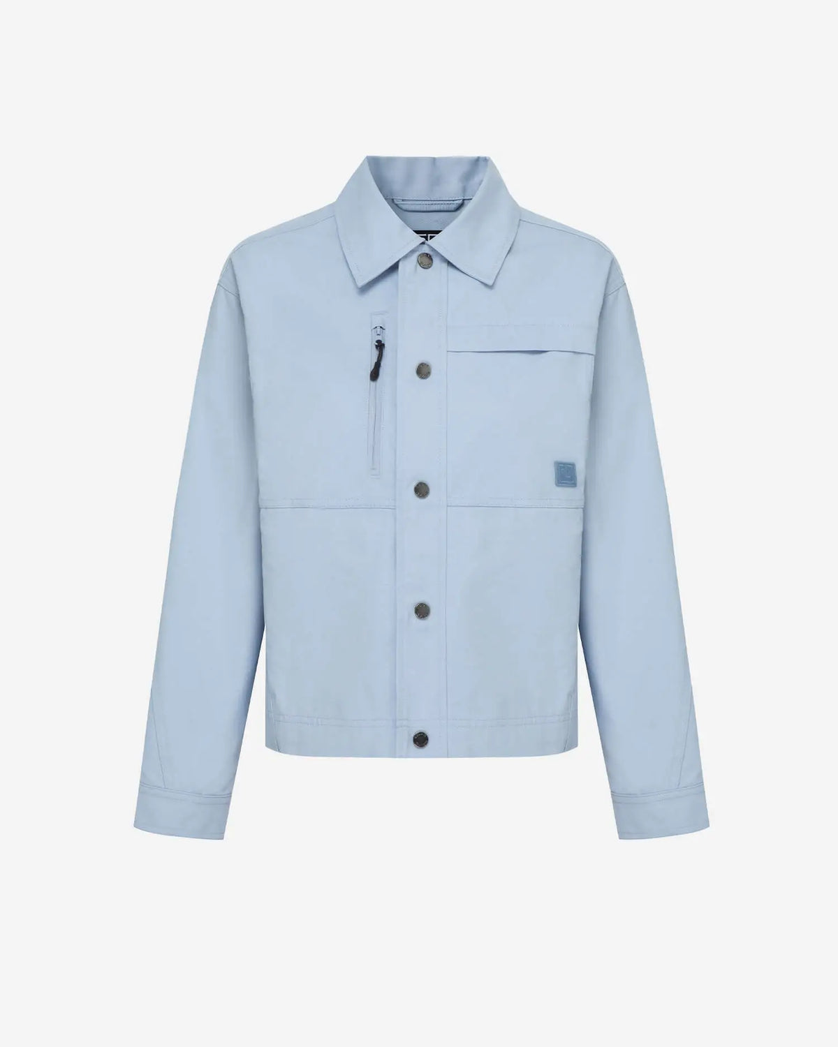 Women's Cropped Track Jacket in Light Blue 01 #light-blue