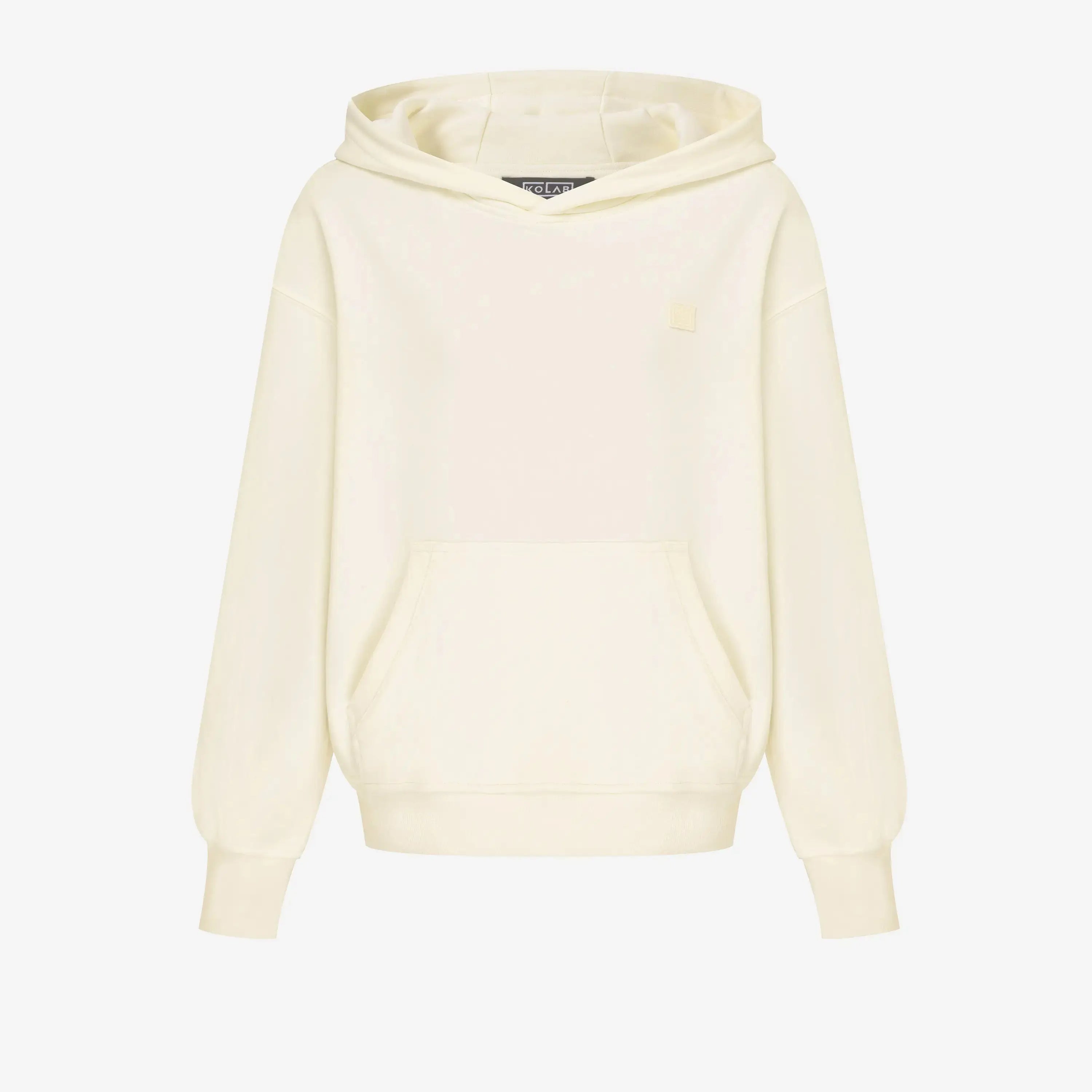Men's Heavyweight Cotton Hoodie in Light Beige 01 #beige