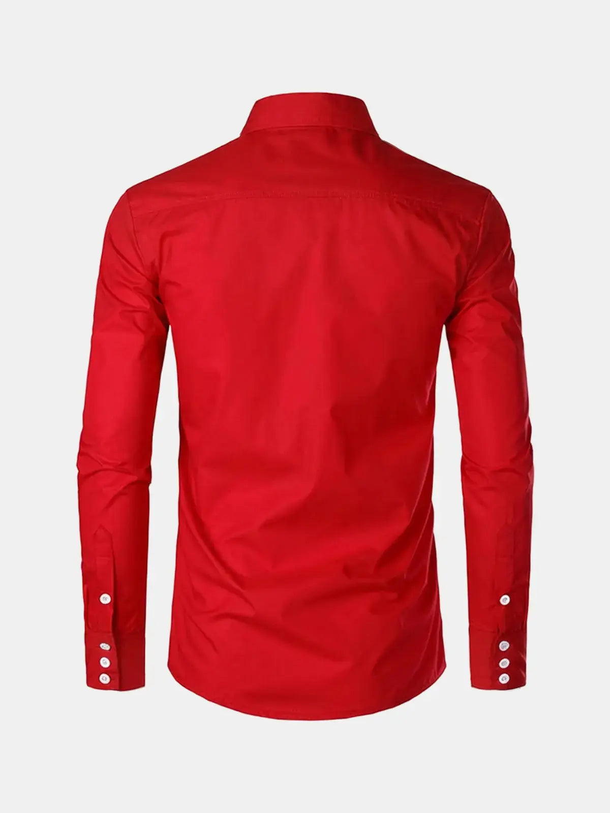 Men's Western Embroidered Long Sleeve Shirt ElevenOasis