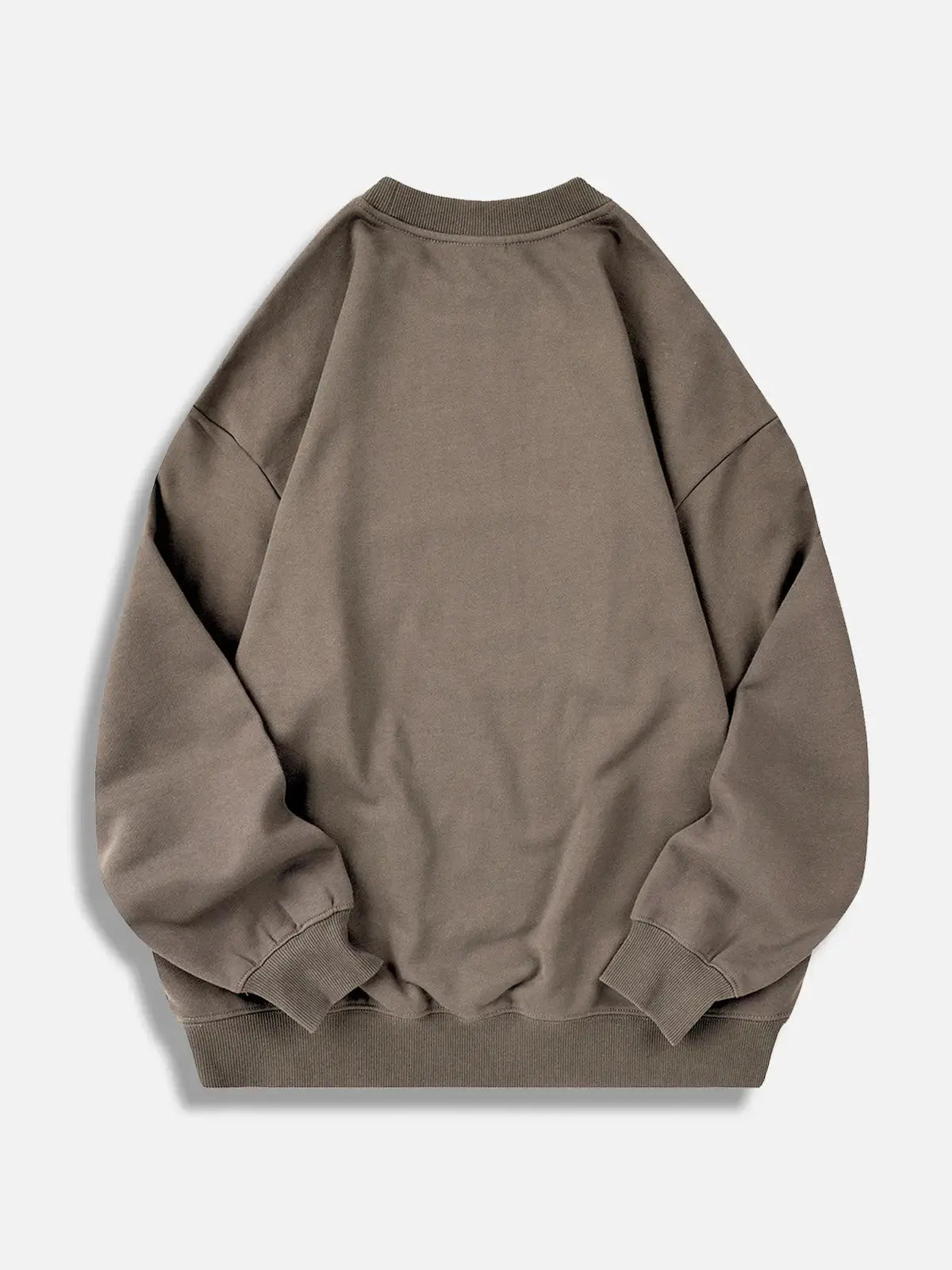 Men's Oversized Cotton Crew Neck Sweatshirt ElevenOasis