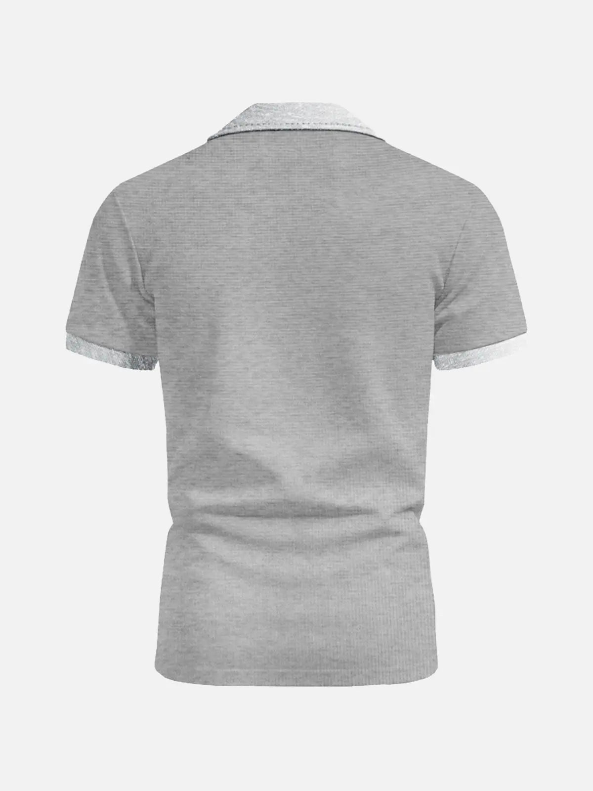 Men's Waffle Knit Polo Shirt Eleven Oasis