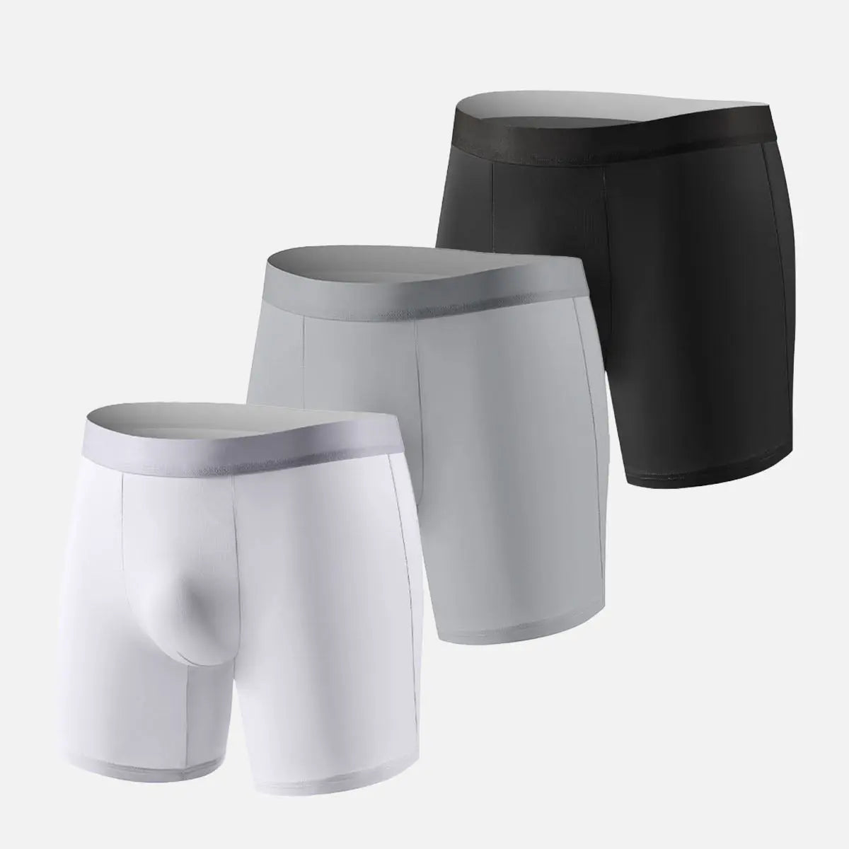 Men's Seamless Long-Leg Boxer Briefs Eleven Oasis