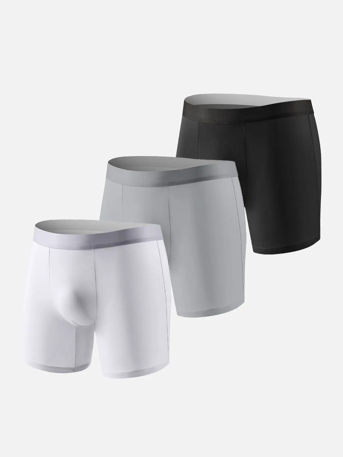 Men's Seamless Long-Leg Boxer Briefs Eleven Oasis