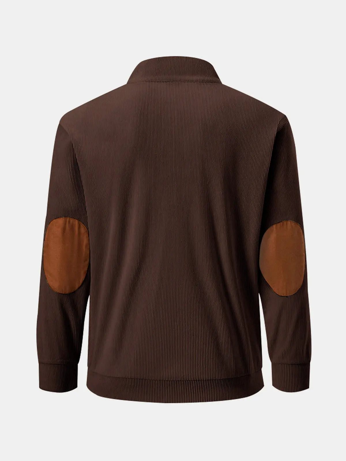 Men's Elbow Patch Ribbed Pullover Eleven Oasis