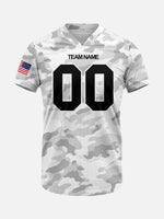 Men's Custom Camo American Football Jersey Top Eleven Oasis