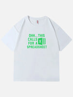 This Calls for a Spreadsheet Excel Meme Cotton T-Shirt Eleven Oasis