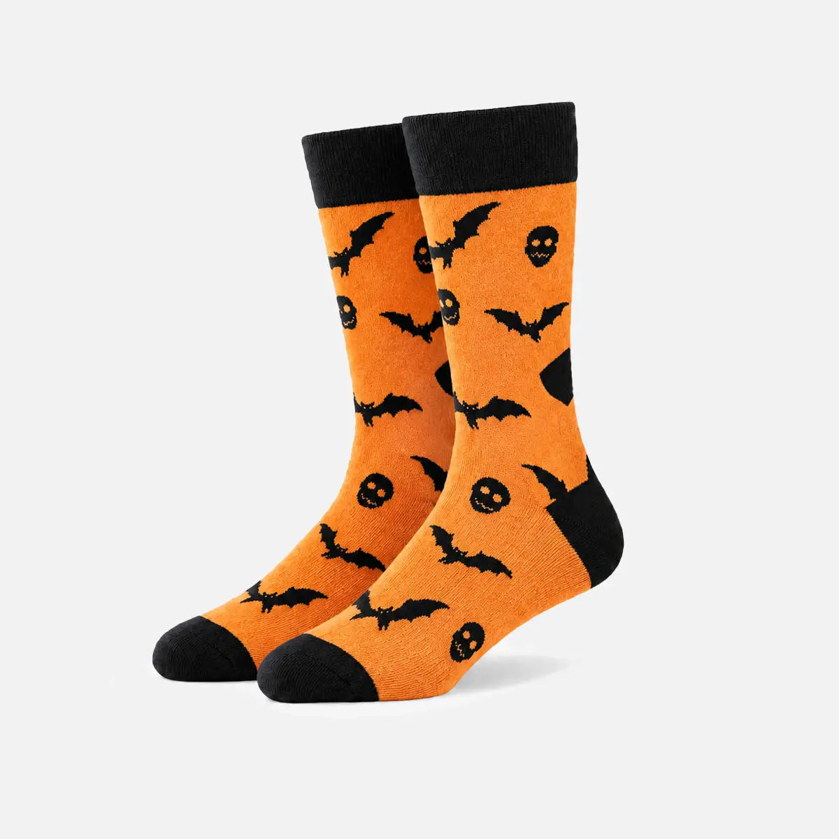 Men's Spooky Halloween Print Crew Socks