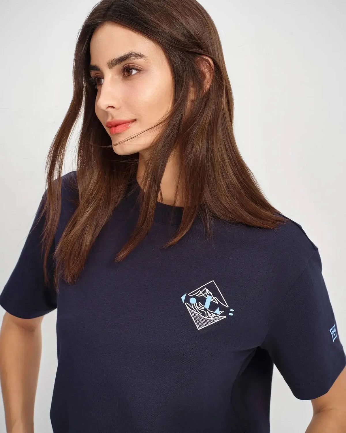 Women's Embroidered Crest Tee KOLAB