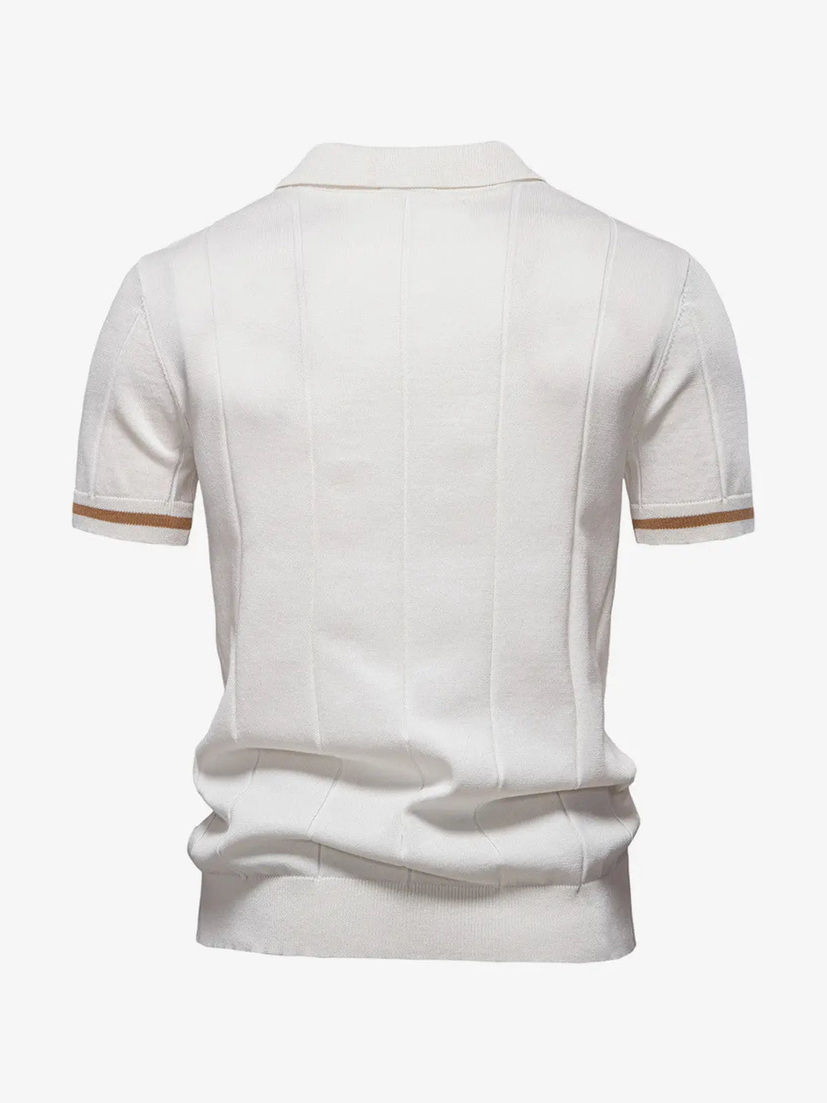 Men's Refined Slim Polo Knit Short Sleeve Shirt ElevenOasis
