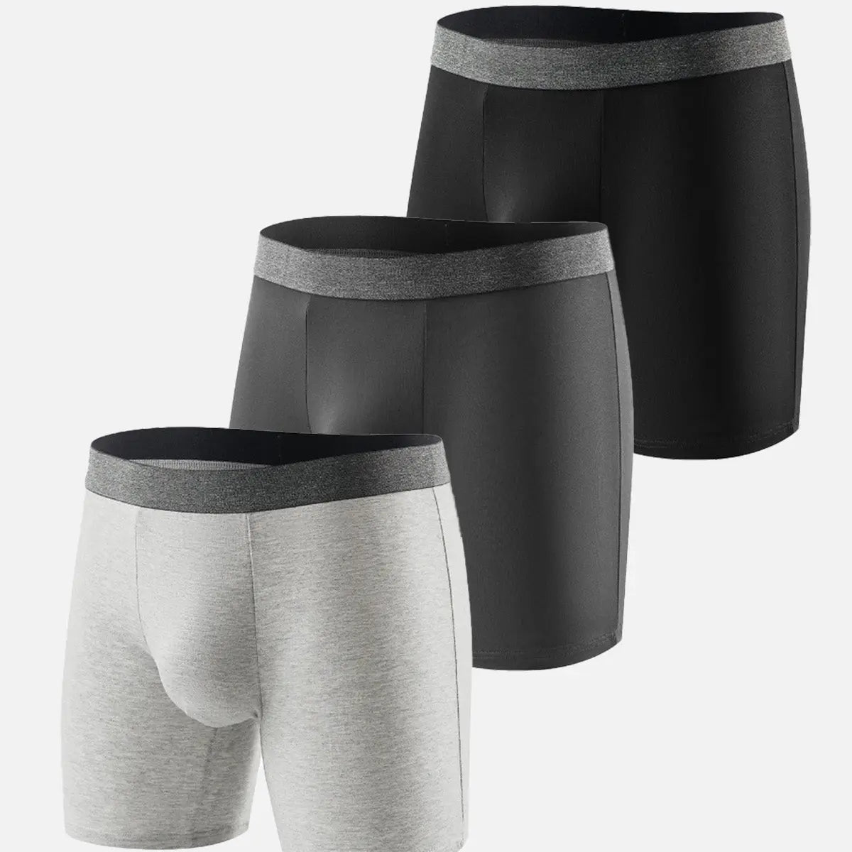 Men's Long-Leg Stretch Boxer Briefs Eleven Oasis