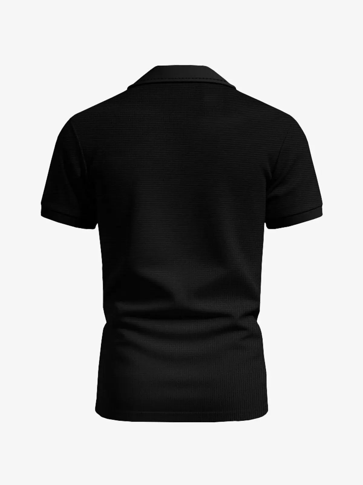 Men's Waffle Knit Polo Shirt Eleven Oasis