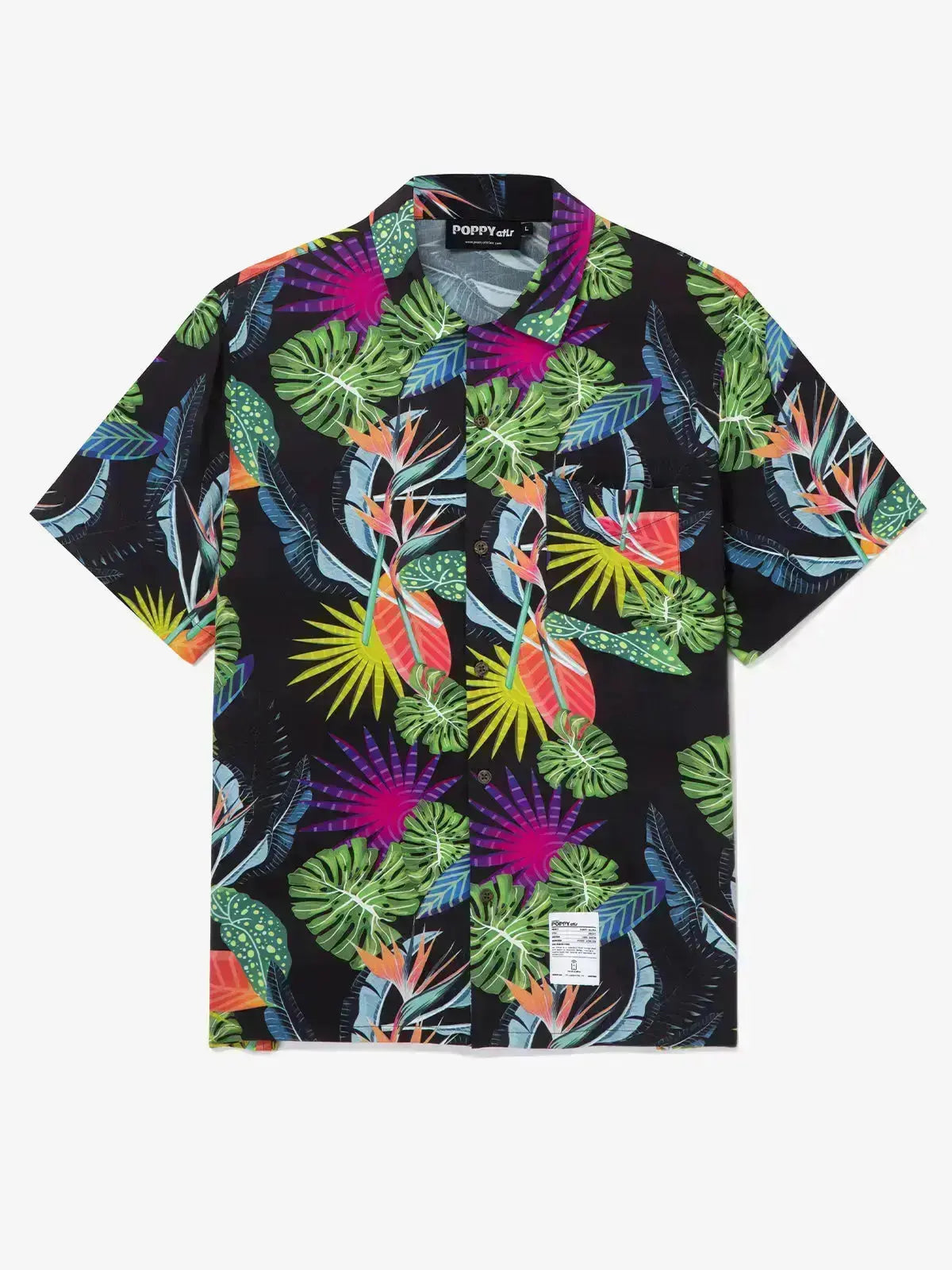 POPPY ATLR Women's Aloha ShirtMens short sleeve shirts Big and tall Mens shirts Short sleeve shirts for men Mens 4xl shirts Casual short sleeve shirts