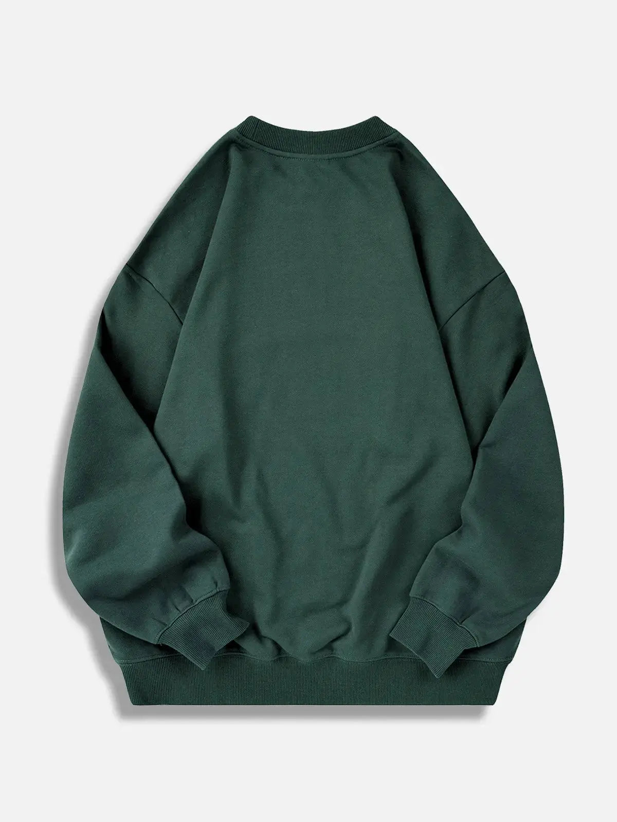 Men's Oversized Cotton Crew Neck Sweatshirt ElevenOasis