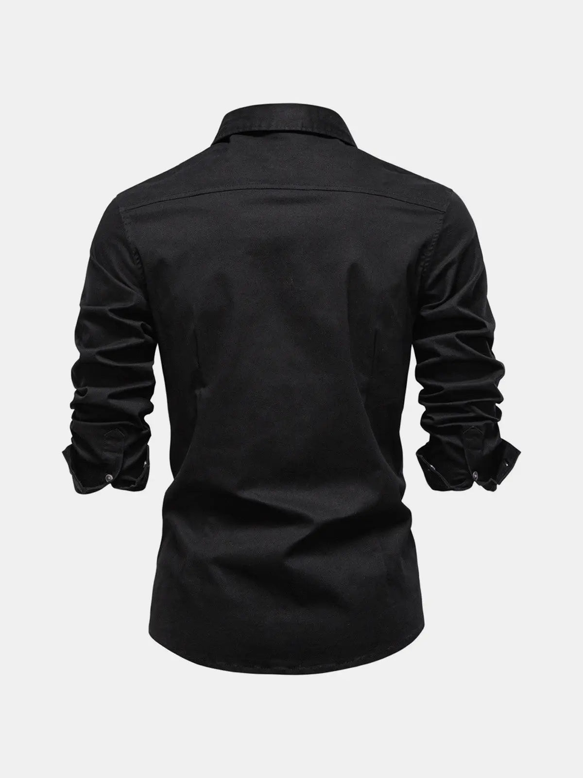 Men's Workwear Slim Fit Long Sleeve Shirt ElevenOasis