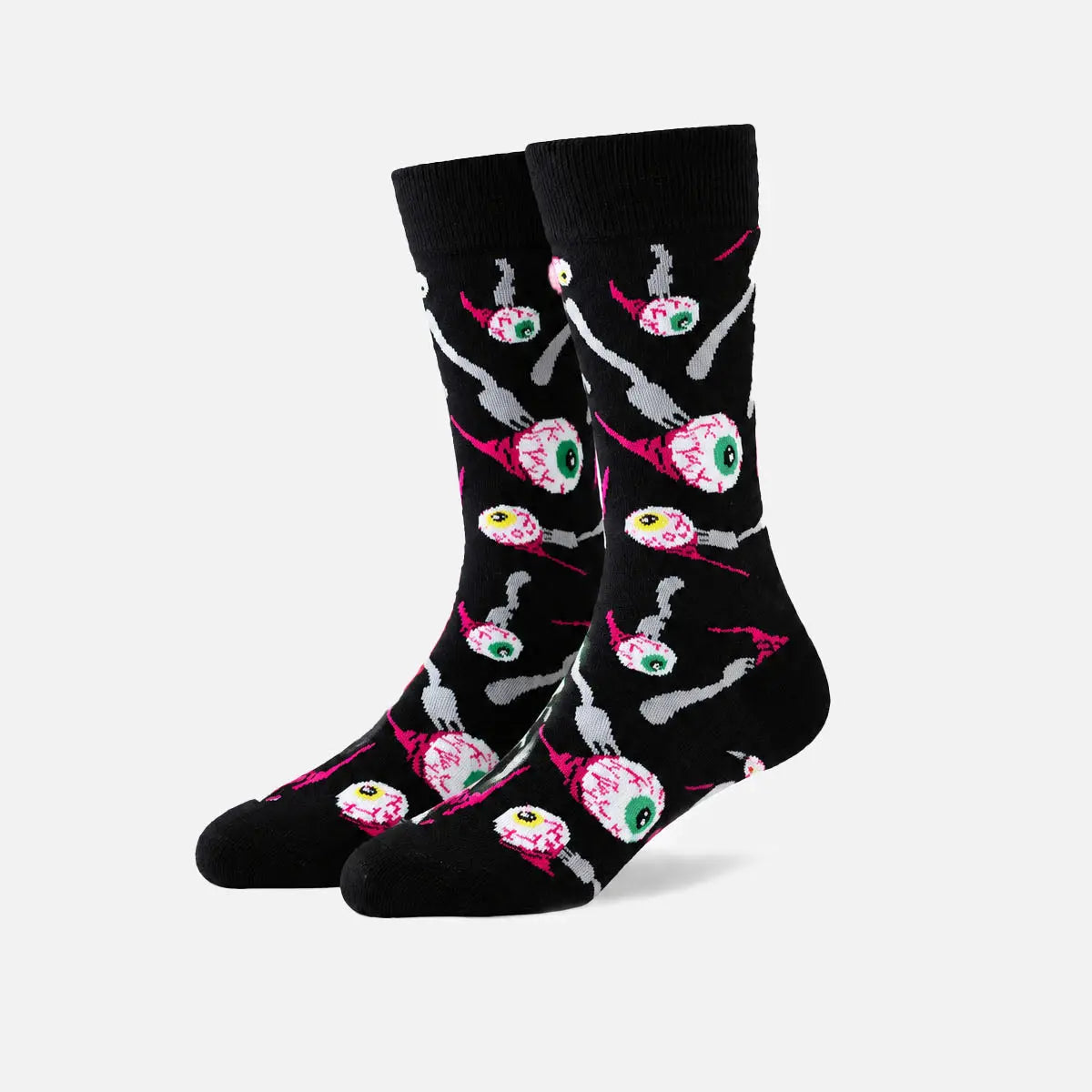 Men's Creepy Halloween Novelty Crew Socks