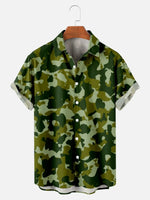 Men's Camo Print Short Sleeve ShirtMens short sleeve shirts Big and tall Mens shirts Short sleeve shirts for men Mens 4xl shirts Casual short sleeve shirts
