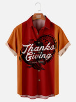 Men's Thanksgiving Turkey Gobble Gobble Short Sleeve ShirtMens short sleeve shirts Big and tall Mens shirts Short sleeve shirts for men Mens 4xl shirts Casual short sleeve shirts