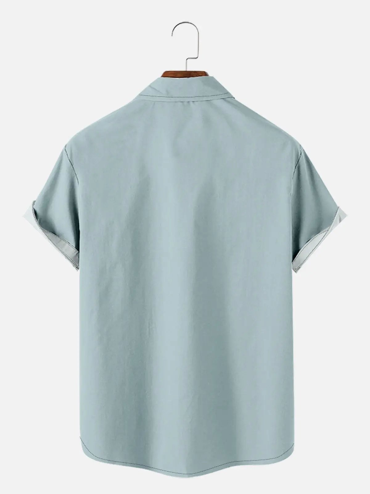 Men's Funny Here for the Beer Striped Bowling Short Sleeve Shirt ElevenOasis