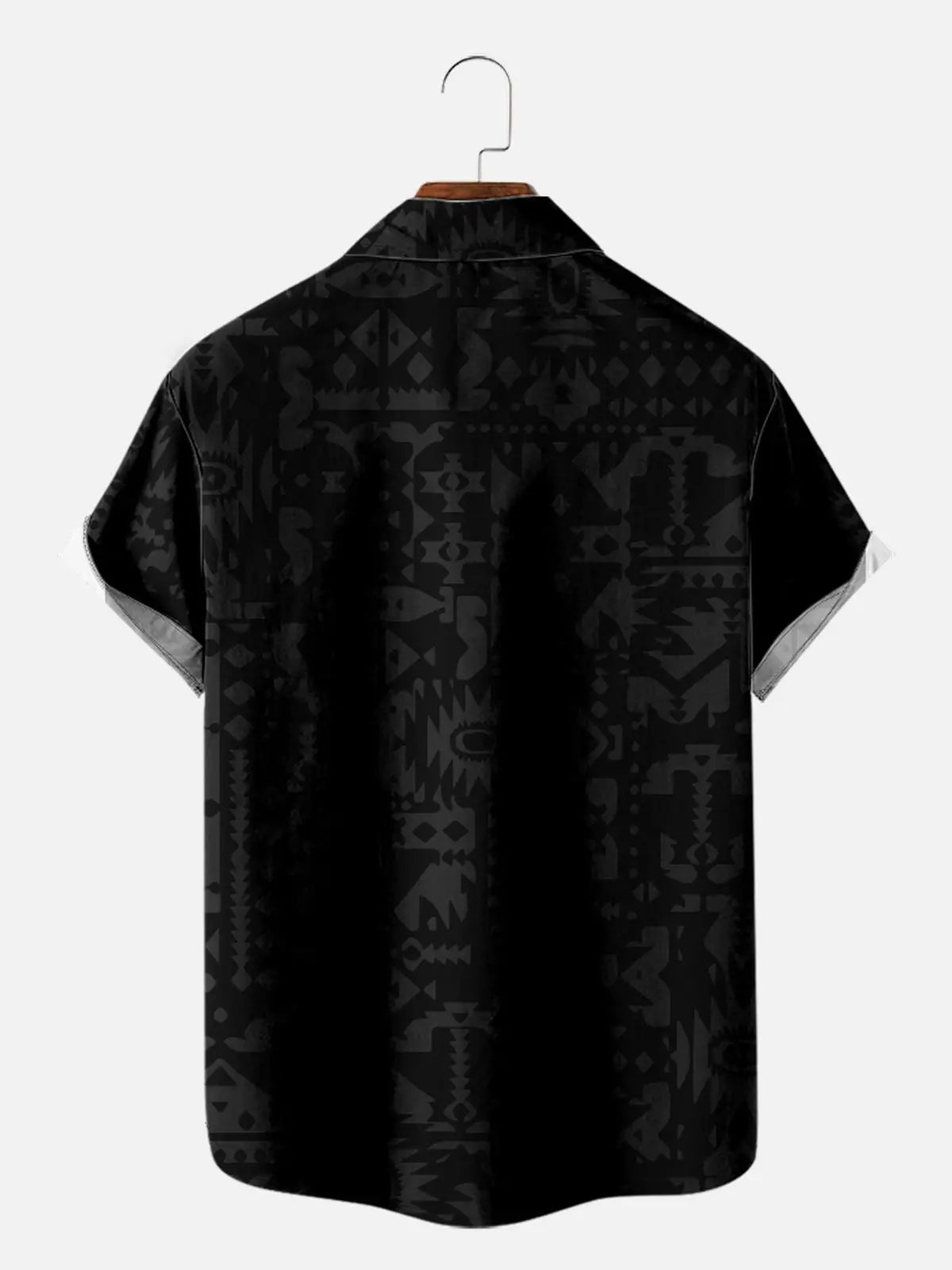 Men's Western Aztec Print Eagle Short Sleeve Shirt, mens short sleeve shirts?¡§o?big and tall mens shirts?¡§o?short sleeve shirts for men?¡§o?mens 4xl shirts?¡§o?casual short sleeve shirts
