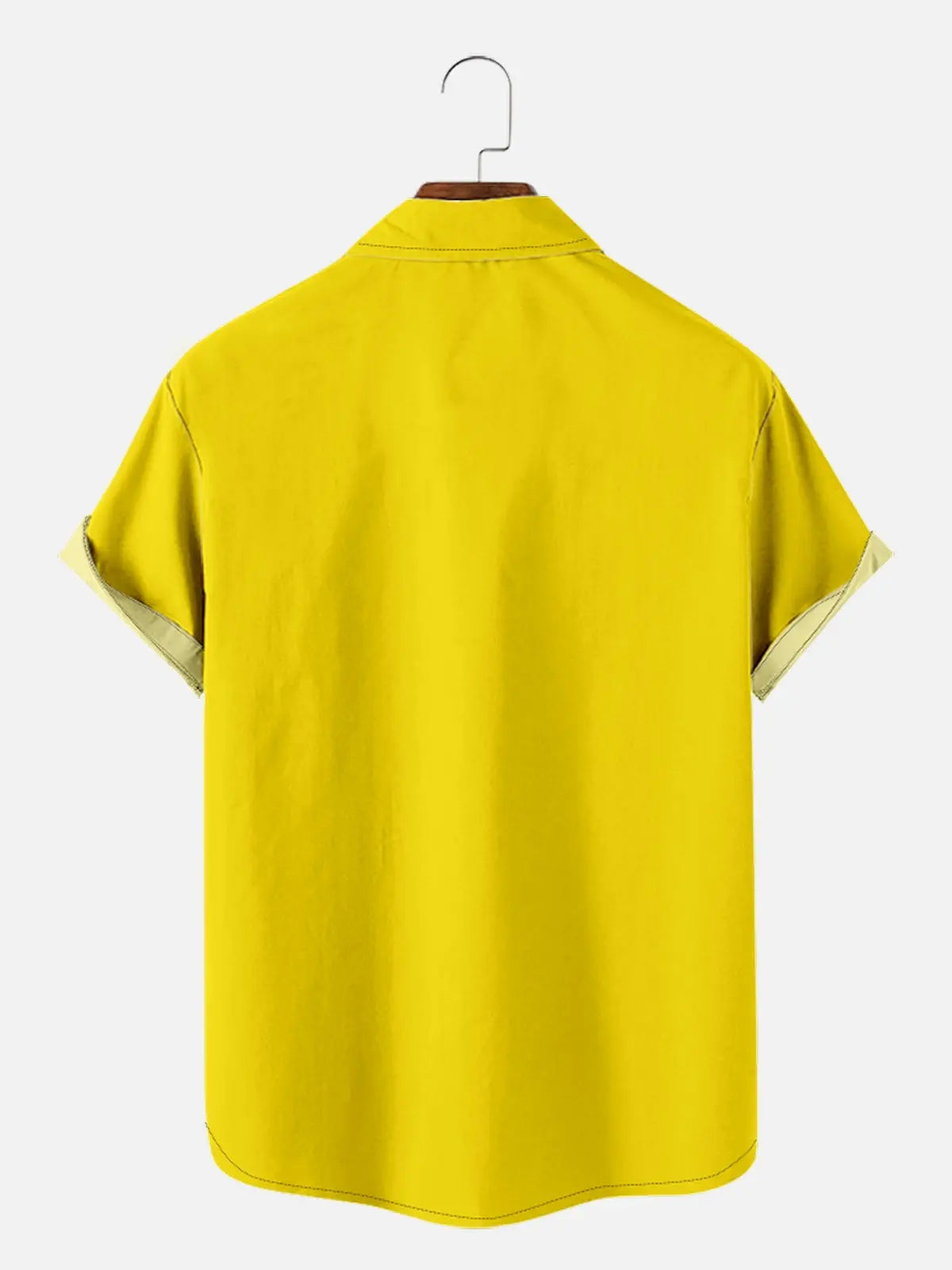 Men's Classic Hot Rod Pinstripe Panel Short Sleeve Shirt Eleven Oasis